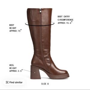 Elegant Brown Heeled Boots